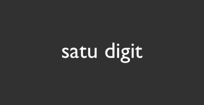 Satu Digit Berapa dalam Angka dan Gaji / Penghasilan