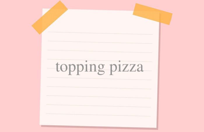 topping pizza