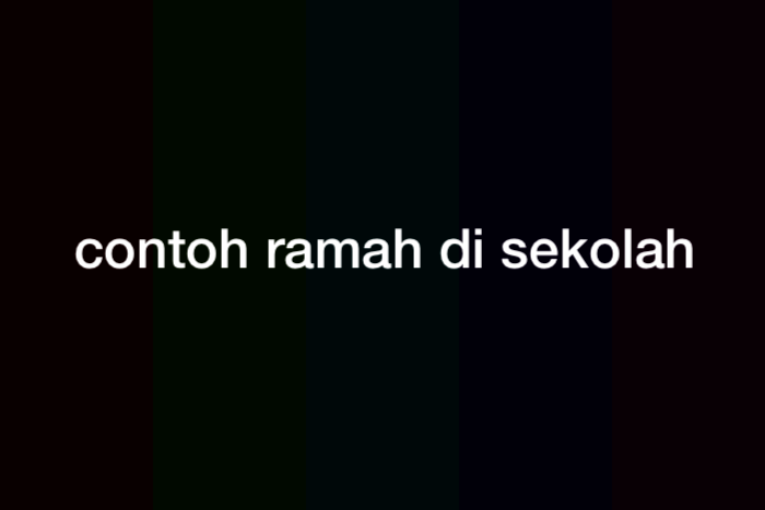 10 Contoh Sikap Ramah di Sekolah Secara Lengkap