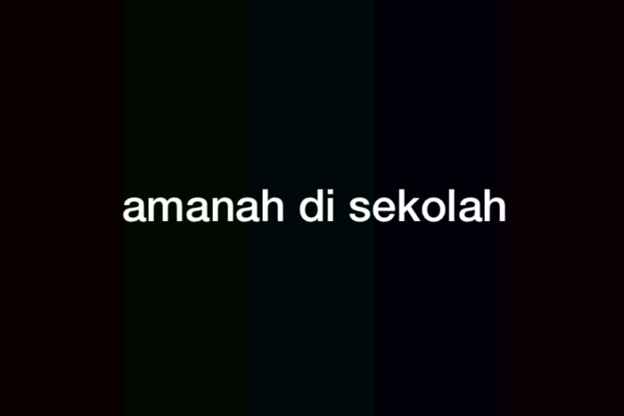 20 Contoh Perilaku Amanah di Sekolah Lengkap