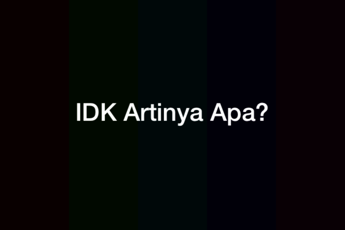 IDK Artinya dalam Bahasa Gaul di Media Sosial