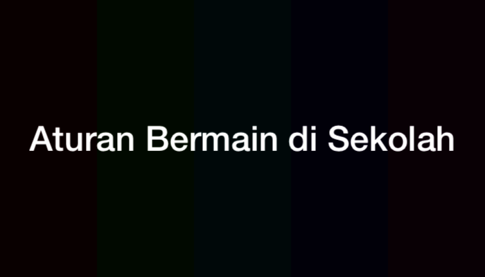 10 Contoh Aturan Bermain di Sekolah secara Lengkap