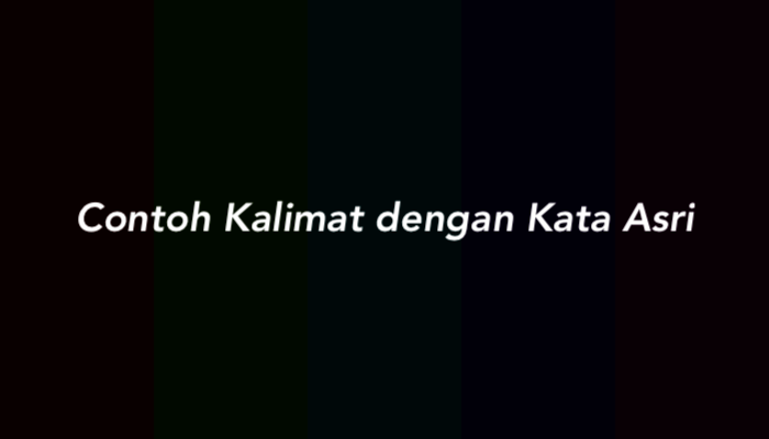20 Contoh Kalimat dengan Kata Asri secara Lengkap