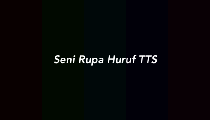 Seni Rupa Huruf TTS: Jawaban yang Benar