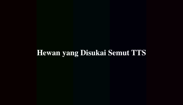 Hewan yang Disukai Semut TTS, Ternyata Ini Jawabannya