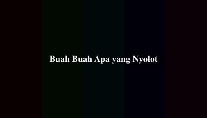 Buah Buah Apa yang Nyolot? Ternyata Ini Jawabannya