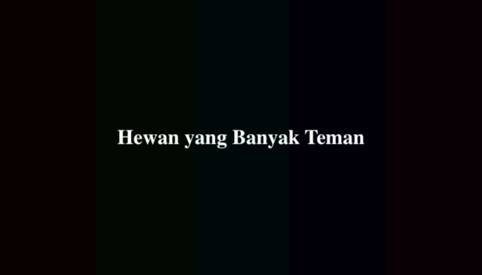 Hewan yang Banyak Teman Pake Logika, Ternyata Ini Jawabannya