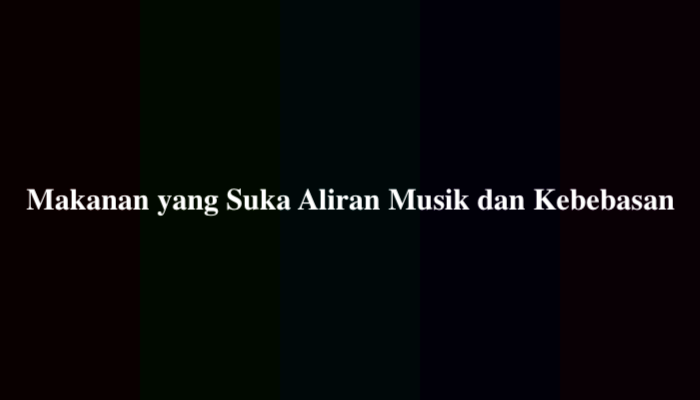 Makanan yang Suka Aliran Musik dan Kebebasan TTS Jokes, Ternyata Ini Jawabannya