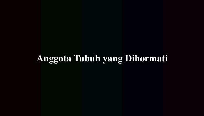Anggota Tubuh yang Dihormati Tebak-Tebakan 2 Kata, Ternyata Ini Jawabannya