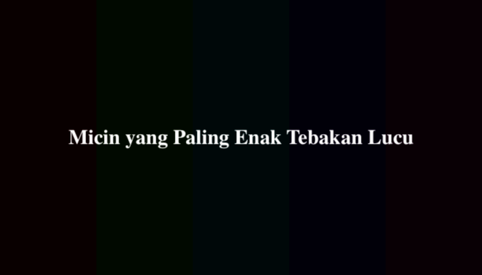 Micin yang Paling Enak Tebakan Lucu, Simak Jawabannya