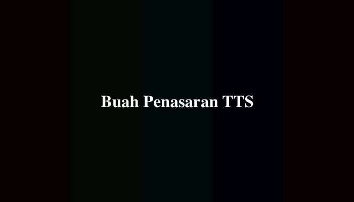 Buah Penasaran TTS Apakah Itu? Ternyata Ini Jawabannya
