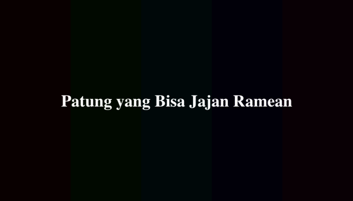 Patung yang Bisa Jajan Ramean, Ternyata Ini Jawabannya