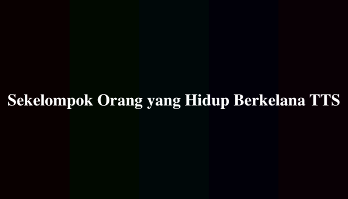 Sekelompok Orang yang Hidup Berkelana TTS, Jawaban 5 Huruf