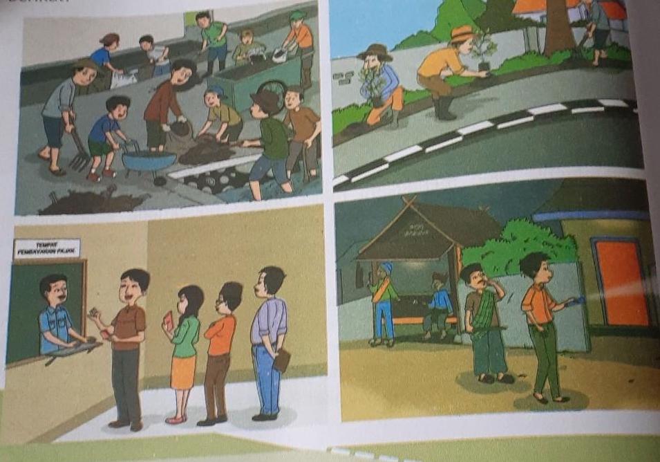 Apa Saja Kegiatan Masyarakat yang Ditunjukkan pada Gambar di Atas