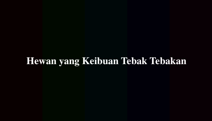Hewan yang Keibuan Tebak Tebakan, Simak Jawabannya