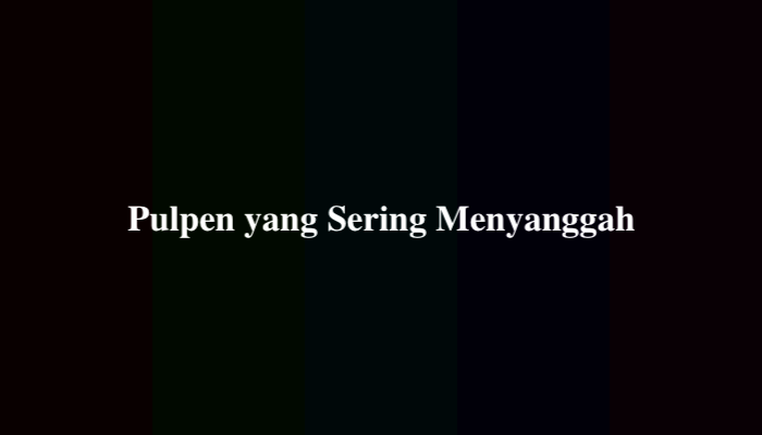 Pulpen yang Sering Menyanggah TTS, Simak Jawabannya