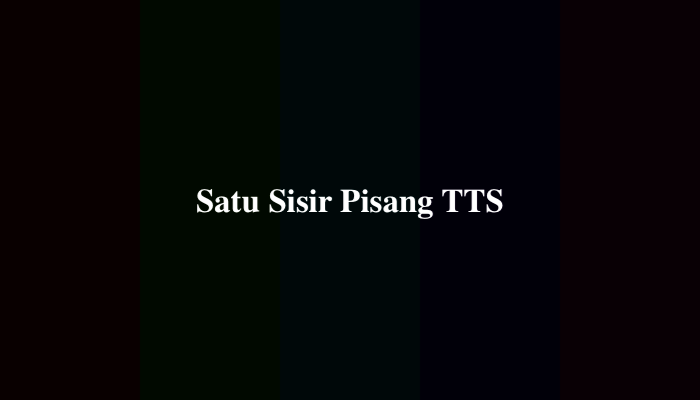Satu Sisir Pisang TTS, Berikut Jawabannya