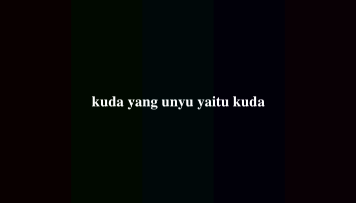 Kuda yang Unyu yaitu Kuda? Berikut Jawabannya