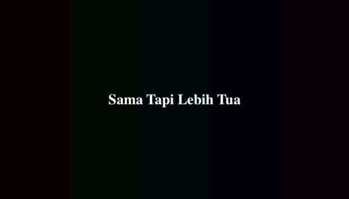 Sama Tapi Lebih Tua Teka-Teki, Berikut Jawabannya