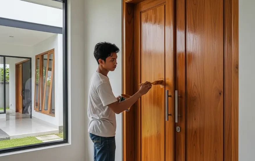 Alasan Kayu Jati Tetap Menjadi Material Favorit untuk Pintu Rumah
